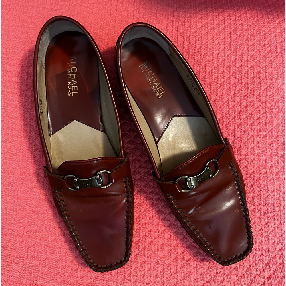 Michael Kors leather loafers